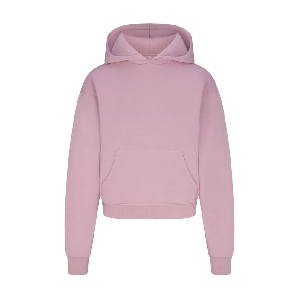 Skims Cotton Fleece Hoodie - Medium - New with tags - Color: Dusk